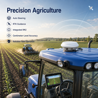 Récepteur d'antenne GNSS RTK haute précision avec IMU 4G pour la navigation robotique et le contrôle des machines