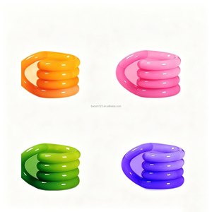 Jouet torsadé viral Série Cristal, jouet anti-stress multicolore flexible pour l'entraînement de la concentration et le soulagement du stress, pour enfants et adultes, vente en gros - Product Image 2