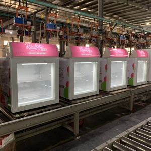 <strong>Countertop</strong> Mini Glass Door Ice Cream <strong>Display</strong> <strong>Freezer</strong> SD-55