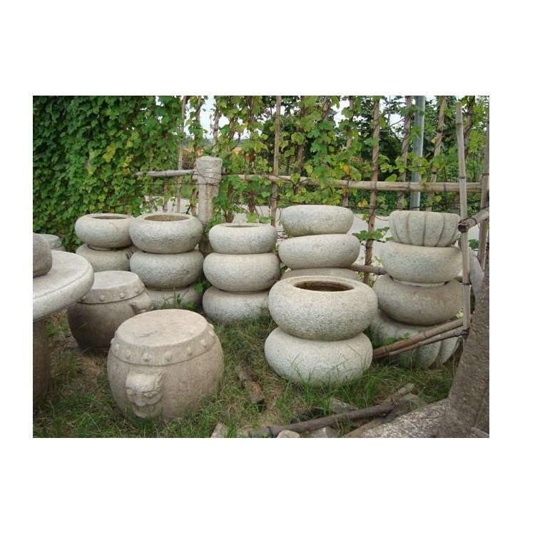 White Grey Granite Outdoor Landscape Flower