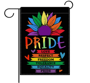 Personnalisé fierté LGBTQ jardin drapeau Inclusion diversité lesbienne <span class=keywords><strong>Gay</strong></span> bisexuel transgenre égalité drapeau de cour petite Mini cour extérieure - Product Image 1