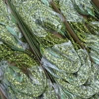 Hochwertige Künstliche Schaumstoff-Grünpflanzen Hängendes Laub Grün-Weiße Amaranthus-Pflanzen für Hochzeits-Vasen-Sträuße Blumenarrangements
