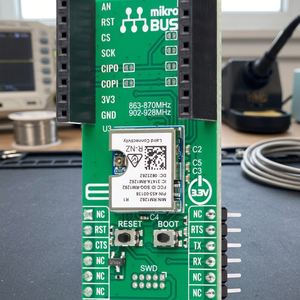 MikroE-6333 LR 11 Click para herramientas de desarrollo con protocolo estándar y consumo de energía estándar - Product Image 2