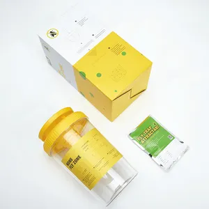 Yellow Lid Cover Designed To Attract Flying Insects Reusable Hanging Fly Traps