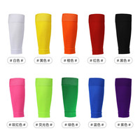 Ensemble de protège-tibias tricotés, chaussettes de football élastiques antidérapantes, manchons de compression pour les jambes, logo haute performance pour la positionnement corporel