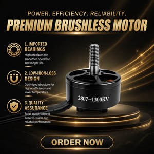 Venta de Fábrica: Motor BLDC 2807 900kv 1300kv para Aeronaves RC - Product Image 1