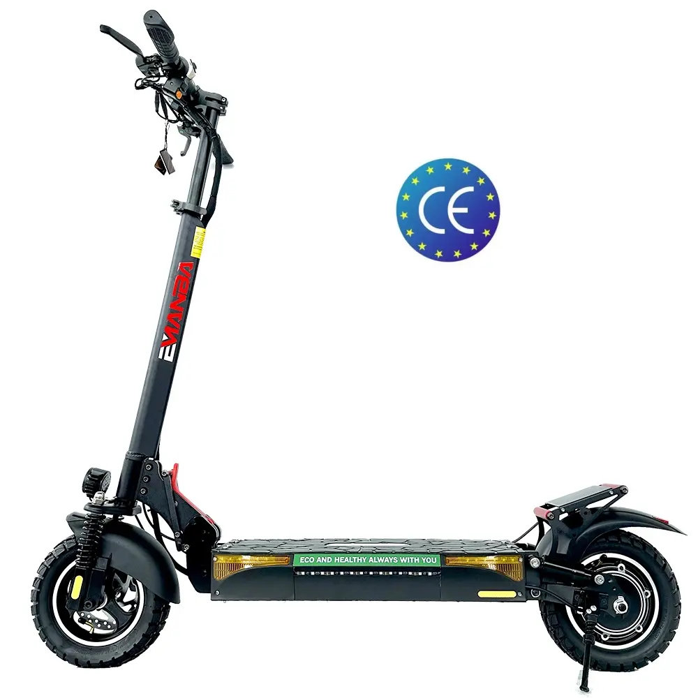 2024 novo scooter adulto Nfc 45 km/h 13Ah de longo alcance 35-45 km 10 Polegada pneu limite de velocidade de estoque da UE e scooter elétrica 48V 800W