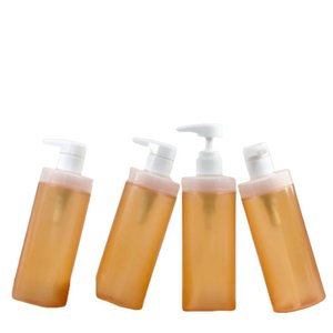 400ml nhựa rỗng mặt rửa bao bì chai với kem lotion bơm hình vuông cho chăm sóc da và điều hòa - Product Image 4