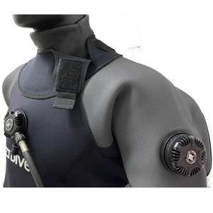 उच्च गुणवत्ता वाले ओएम 100% वाटरप्रूफ सूट 3 मिमी नियोप्रोन तरल सील वापस जिपर पुरुषों स्कूबा डाइविंग ड्राई सूट - Product Image 4