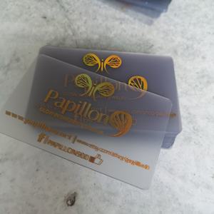 कस्टम उच्च गुणवत्ता मानक holographic पन्नी स्पष्ट पारदर्शी व्यापार कार्ड 4c + 4c सीएमवाईके पैनटोन रंग ऑफसेट प्रिंटिंग - Product Image 5