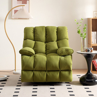 Fauteuil inclinable pivotant de style moderne avec structure en bois et revêtement en cuir synthétique pour la maison, le bureau et l'hôtellerie