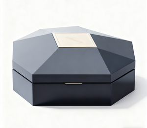 Impresión de logotipo personalizado en rosa, papel de cartón gris reciclable, caja con tapa de cielo y tierra, cosméticos, accesorios, embalaje para regalo - Product Image 2