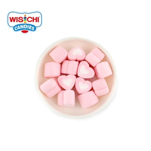 Free Sample Mini <strong>Heart</strong> Shape Halal Marshmallow <strong>Sweets</strong> Bulk Custom Marshmallow Cotton Candy - Product Image 6