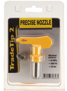 Желтая реверсивная Точная насадка tradetip 2, безвоздушный распылитель краски, насадка для распылителя - Product Image 2