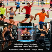 Gummies de créatine monohydrate OEM saveur fruits rouges mélangés pour soutenir la croissance musculaire et l'endurance sportive des athlètes, des culturistes et des adultes
