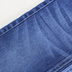 Bông Vải Polyester Denim Indigo Với Stretch Trong Kho - Product Image 5