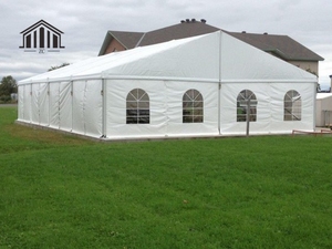 Tente de réception pliable en aluminium durable avec <span class=keywords><strong>auvent</strong></span> en PVC pour événements marketing, exposition commerciale, simple 3x4.5 en polyester - Product Image 1