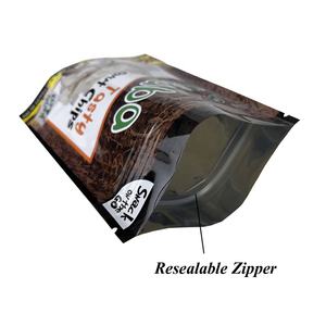 Bolsa de plástico con cremallera para embalaje de alimentos, bolsas de Mylar con sello y estampado personalizado - Product Image 5