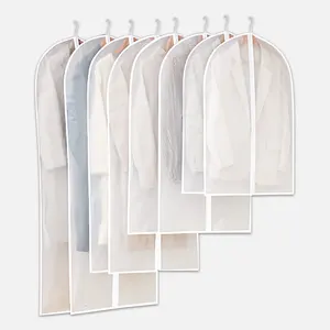 Sacchetti di abbigliamento con Logo personalizzato copri polvere copri abito di custodia per indumenti organizzazione di indumenti sacchetti di imballaggio borse