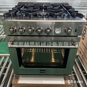 Four à gaz Clanifox 5 brûleurs 40L+ 220V avec commande par bouton et fonction friteuse à air - Product Image 2