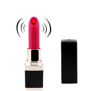 可充电迷你口红口腔舔振动器便携式阴蒂刺激器色情产品女性性玩具