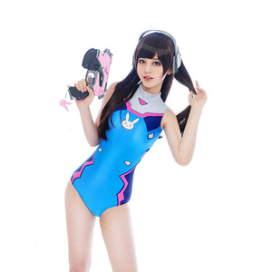 Maillot de bain une pièce EVA, costume de cosplay pour jeu de rôle anime, été 2024, matière polyester avec étiquette - Product Image 3