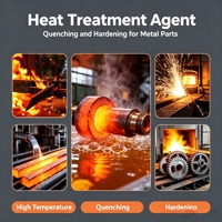 Agent de traitement thermique haute performance, excellente capacité d'humidification pour le durcissement de composants métalliques de grande taille