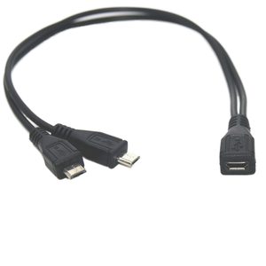 Hub de charge et de données Micro USB Micro-Mère/Père-in-law 3A Charge rapide Câble de téléphone portable multifonctionnel blindé tressé en PVC - Product Image 2