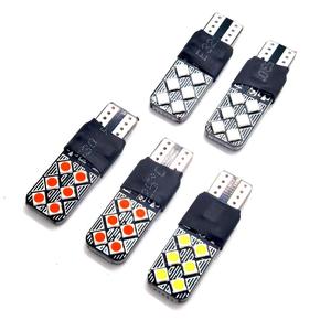 Ampoule LED de stationnement automobile 194 168 T10 3030 12SMD, lampe de gabarit à encoche avec flash stroboscopique T10 W5W LED, état neuf - Product Image 1