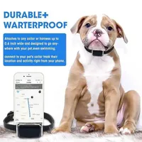 Großhandel Intelligenter Haustier-GPS-Tracker IP67 Wasserdicht 5m Genauigkeit Echtzeit-Tracking Halsband SOS-Alarm Magnetisches Aufladen 48h