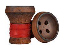 Vente en gros de bols à chicha de style moderne avec logo personnalisé, décoration en corde nouée, tête en céramique et accessoires pour chicha