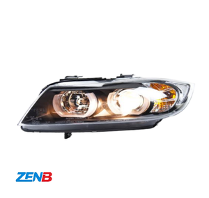 Conjunto de Faros Delanteros para BMW Serie 3 E90 320i <span class=keywords><strong>325i</strong></span> 330, Años 2005-2012, Lentes Modificadas con Luces LED de Circulación Diurna - Product Image 5