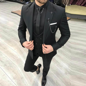 Traje de Tres Piezas para Hombre, Estilo Casual de Negocios, Nuevo, de Alta Calidad, Corte Entallado, Gran Venta - Product Image 5