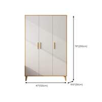 Armoire de chambre moderne de luxe en bois massif, pliable et portable, grande capacité, design écologique pour la maison et l'appartement