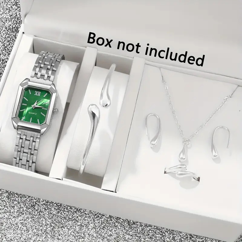 Silver shell green set-without box