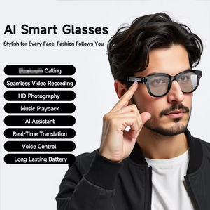 แว่นตาอัจฉริยะ M89 AR AI กล้อง 2MP ถ่ายวิดีโอ แชร์ผ่าน WiFi แปลภาษาเมตาเวิร์ส ควบคุมด้วยท่าทาง กันน้ำ IP67 เสียงผ่านบลูทูธ - Product Image 5