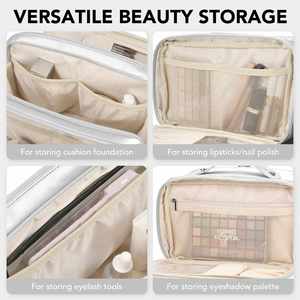 Large Capacity Cosmetic Bags for Women, Large Opening Waterproof Storage Toiletry Bags, Make up Bag for Traveling - Product Image 6