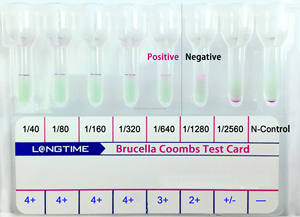 Carte de <span class=keywords><strong>Test</strong></span> de Gel Brucella Ab <span class=keywords><strong>Rapid</strong></span> Brucella Coombs de longue date - Product Image 2