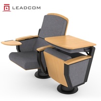 LEADDCOM L-A11 Chaises pliantes modernes durables à une seule jambe pour théâtres, salles de conférence et auditoriums ODM