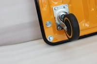 Chariot à plateforme pliable en acier portable, chariot à main léger pour la livraison à domicile, le transport de dossiers au bureau