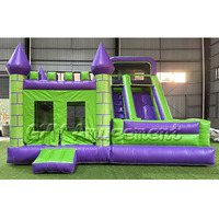 Offre Spéciale : Combo Château Gonflable pour Enfants avec Toboggan Sec et Trampoline