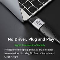 Convertisseur adaptateur USB C HDTV 4K/8K 60HZ Type C mâle/I/VGA/DP/Mini DP/RJ45 femelle Compatible ordinateur portable téléphone portable tout neuf