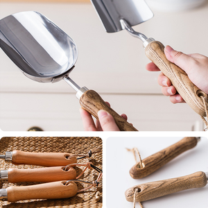 Vườn Nguồn Cung Cấp 3Pcs Xẻng Trowel Cultivator Làm Vườn Dụng Cụ Cầm Tay Thiết Lập Với Tay Cầm Bằng Gỗ - Product Image 6
