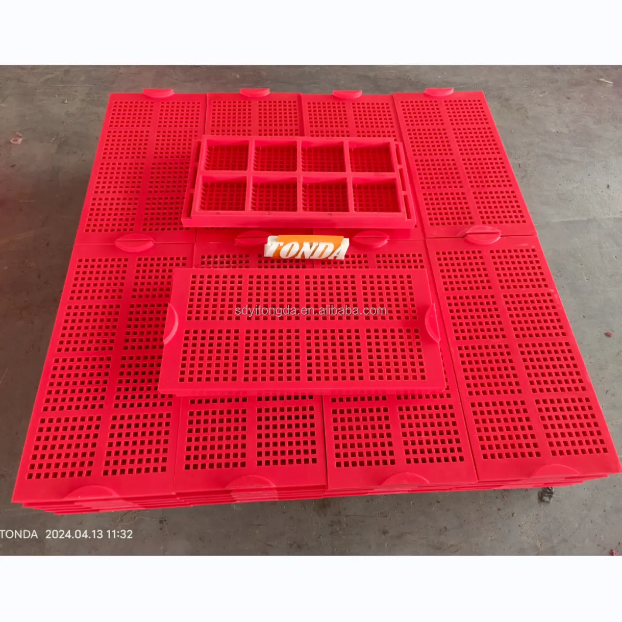 OEM langlebige Polyurethan-Vibrationsschirme Mesh-Panels