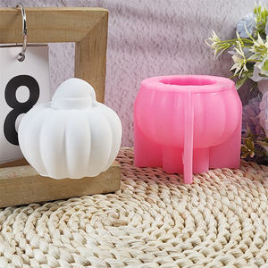 Moldes de fundición de resina hechos a mano para adornos decorativos DIY estilo Ins moldes de sombrero de calabaza de silicona W0498 - Product Image 1