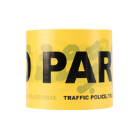 Avertissement de Logo sans adhésion bande d'avertissement personnalisée jaune PE barrière