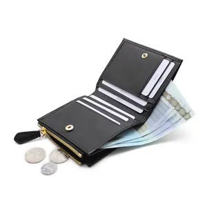 2020 Newly branded Customized best brands carbon fiber rfid wallet men's leather minimalist slim wallet