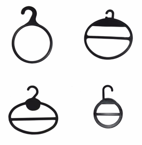 Organisateur de foulards et hijabs rond pliable en plastique avec crochets – Support économique pour voiles et écharpes - Product Image 6