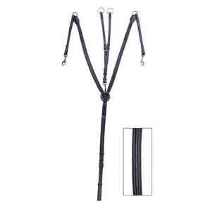 เกราะหน้าอกแบบเย็บแฟนซีหนังม้าคุณภาพพรีเมี่ยมมาพร้อมกับฮาร์ดแวร์ SS ทนทาน - Product Image 1