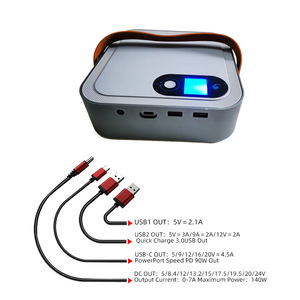 Portable Power Bank 12v-<b>24v</b> Laptop Charging 150w Adjustable Voltage Bidirectional Pd 100w Solar Supply Car Flashlight - Product Image 4